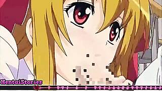 sexy slut gives handjob on public transportation in game