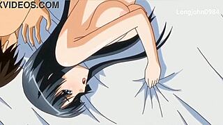 Hentai chapter 2 features animation with asian characters and intense scenes.
