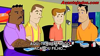 Gay Animated Card Game Action