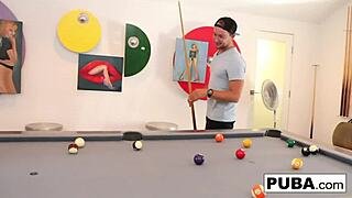 Brooke Brand plays billiards with Van's balls.