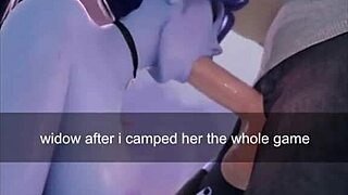 Intense Overwatch Widowmaker Compilation with Hentai Anal Assfucking.