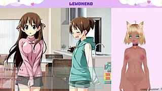 Vtuber Lewdneko Plays Go Go Nippon And Masturbates Part 4