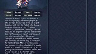 Ep1, rebel touches pussy with kunai buttplug