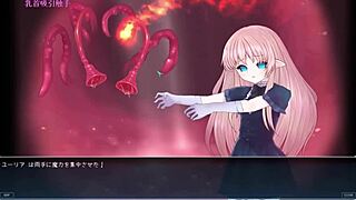 She says, 'This tentacle prison is pure pleasure hell.'