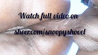 Wow, horny stepdad fucks ebony maid while cooking!