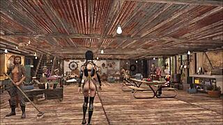 Fallout 4 fashion showcases Chyler Leigh as the top model in anime style.