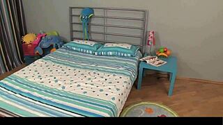 Ashton slim performs deep throat on russian stud.