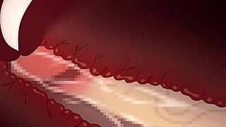 animación chica de enormes tetas follando