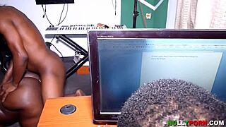 bbw pornstar feels passion in office sex