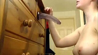 Practicing Cocksucking With Toys And Dildo!