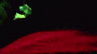 the blonde couple's female gives a blow job to monster cock