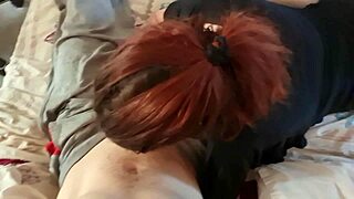 Hot Quickie with Sexy British Slut Bareback Ass and Blowjob