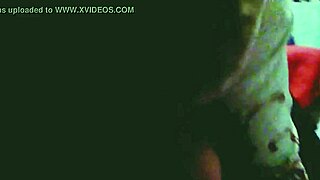 the blonde couple's female gives a blow job to monster cock