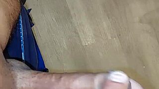 Masturbation And Cum Ejaculation On The Floor