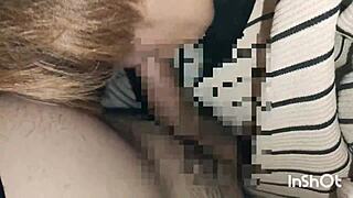 japanese amateur couple outdoor blowjob and handjob personal filming