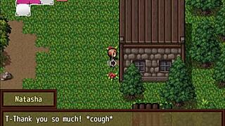 rescuing two hot girls from zombies in hentai game