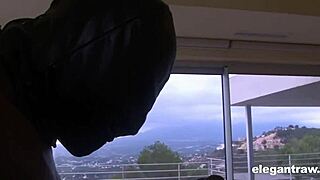 Big black cock in doggystyle blowjob and group masturbation.