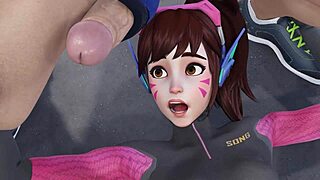 Hey, wanna train with D.Va in 3D action?