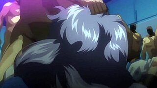 hey, this prison hentai has bound slaves in gangbang humiliation