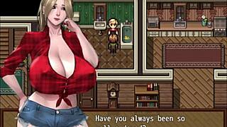 rescuing two hot girls from zombies in hentai game