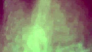 emo girl masturbates to incredible orgasm in vertical video