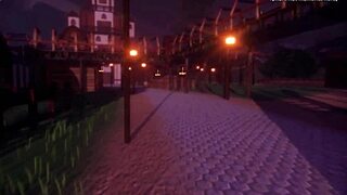 hot anime elf teen 18+ sits on face then gets titjob in cosplay game