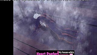 Chilling at the sauna with cartoon characters