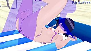 sui-feng and rangiku have an intense encounter in bleach hentai cartoon