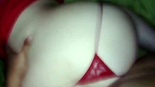 horny redhead getting pounded by big black cock 😈