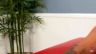 Brunette Crushes Melon with Feet Before Doggy Style Bang