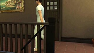 Stepmom Fucks Nerdy Stepson After Catching Him Masturbating In His Room!