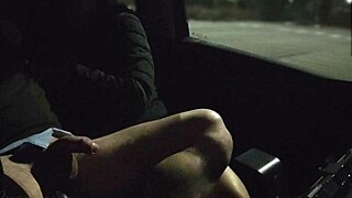 Dogging stepdaughter in public lot while voyeur bangs her - Misscreamy