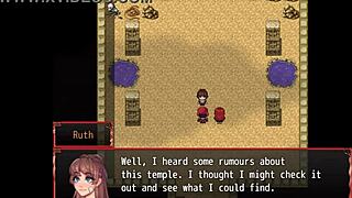 harem in another world hentai game ep 13 best thighjob ever