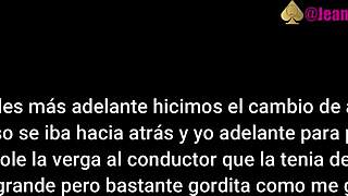 horny uber ride with mexican milf 😏