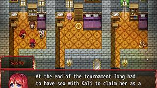 harem in another world hentai game ep 13 best thighjob ever