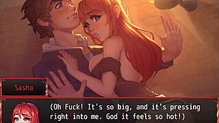 harem in another world hentai game ep 13 best thighjob ever