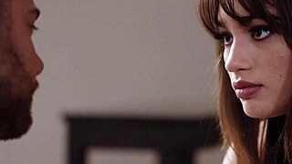 Adorable couple enjoys passionate sex with riding and blowjobs