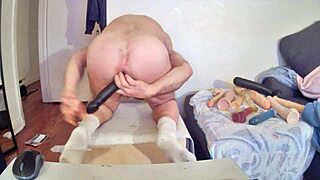 Me, myself, and I in a solo gay amateur video