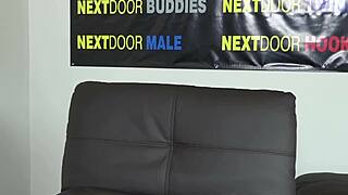 Damien White's Muscular Body In Intense Solo