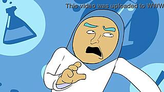 i powertrip in this cartoon with ripped clothes