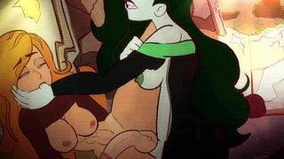 Kim Possible y Shego en choque futa