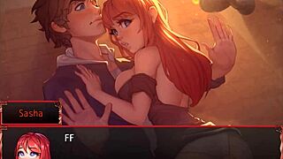 harem in another world hentai game ep 13 best thighjob ever