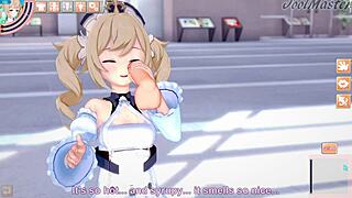 Barbara fucks in shopping center