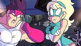 i powertrip in this cartoon with ripped clothes