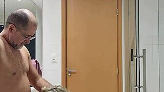 AlineFlavio update 103 - retro blonde couple in cum mouth action. Classic vibes return.