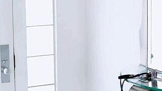 Teen babysitter enjoys oral sex session