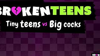 babe olya gets her ass pounded hard by monster cock