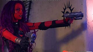 Star wars parody features hardcore sex with big tits.