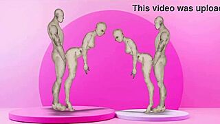 damn, banging hot twins in wild action