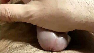 Solo boy performs cumshot demonstration